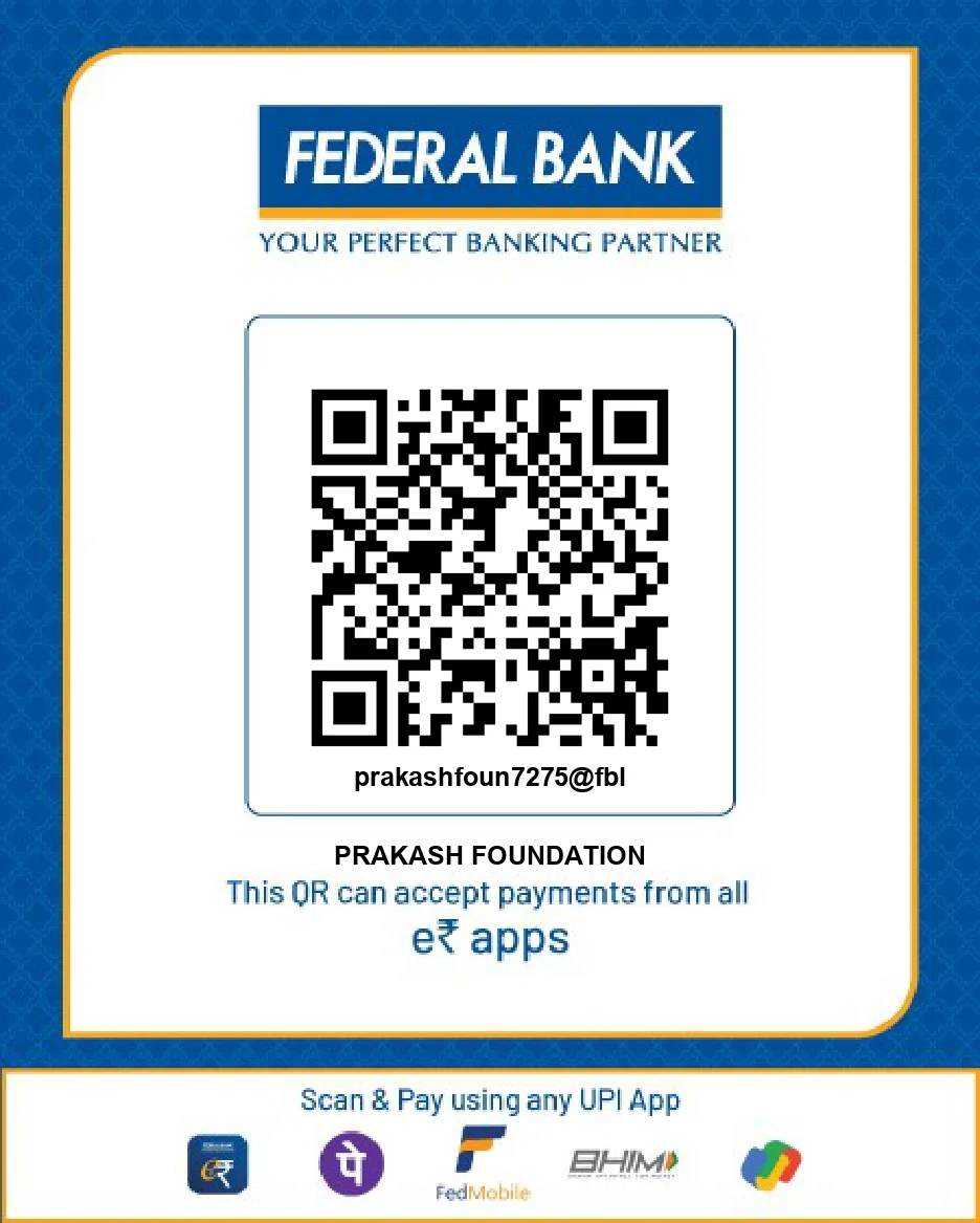 Prakash Foundation UPI QR Code